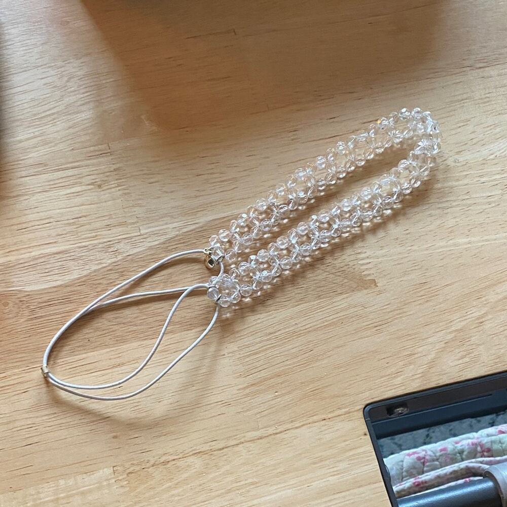 Crystal Clear Beaded Hair Accessory